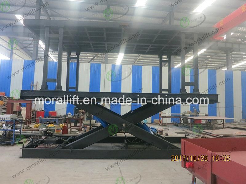 CE certificated hydraulic double deck car lift