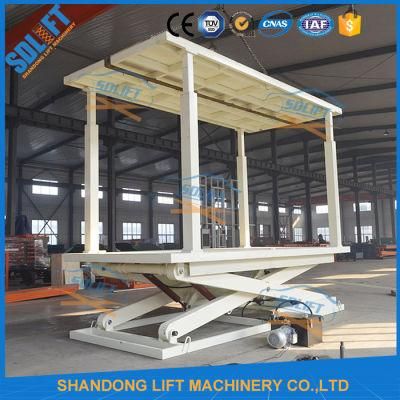 Movable Large Scissor Lifting Car Parking Platform Elevator