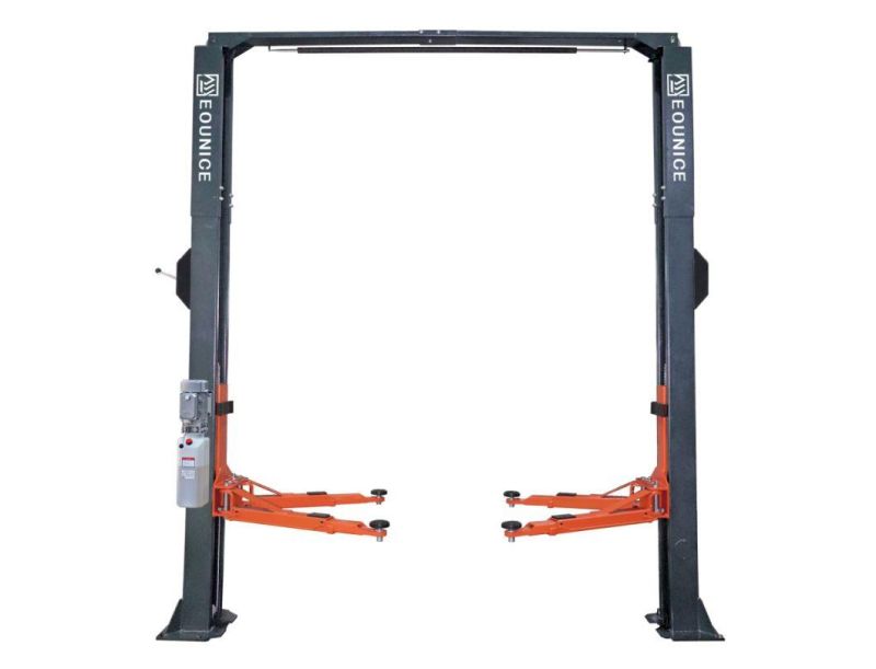 on-7214dt Clearfloor 2 Post Lifts (One side manual release and dual direct drive cylinders)