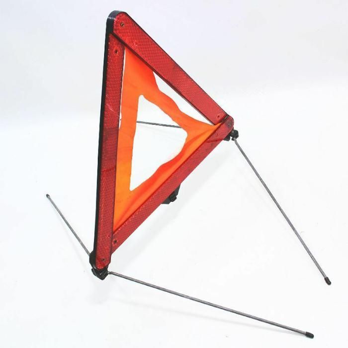 High Visibility Red Roadway Safety Car Emergency Sign Reflective Triangle Warning