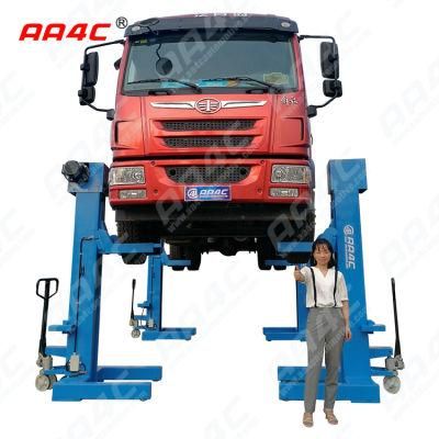 AA4c 20t 30t Bus Lift Truck Lift Heavy Duty Vehicle Lift Combined 4 Post Lift Parking Lift Mechanical (Screw-up)