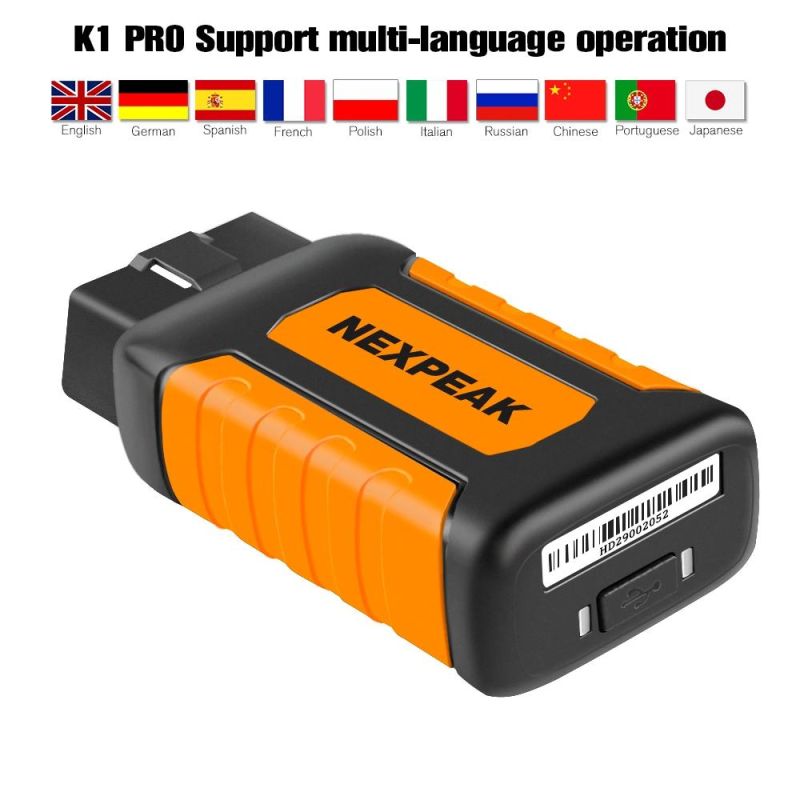 Nexpeak K1 OBD2 Car Diagnostic Scanner Tool for Auto ABS Airbag Oil Epb DPF Reset Bluetooth Full System Automotive Scanner