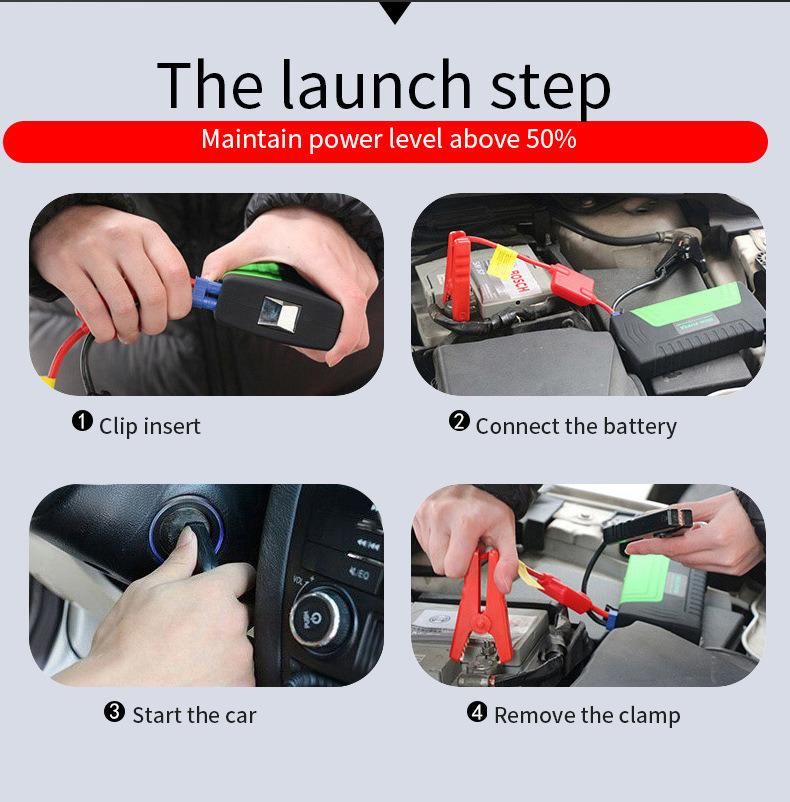 Jump Starter Auto Starter Multi-Function Emergency Start Power Supply for Vehicle Home Backup Power Station Home Backup Battery Auto Booster