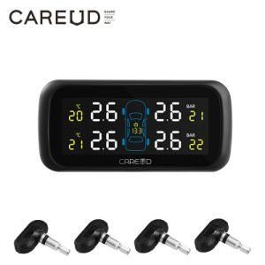 Car Tyre Pressure Monitoring System DC 5V Digital Screen Displaying Cigarette Lighter TPMS with 4 Internal Sensors