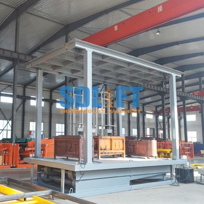 China Stationary Hydraulic Electric Garage Scissor Car Elevator