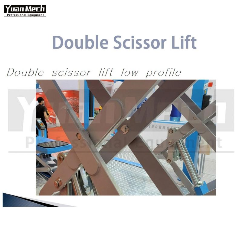 Yuanmech Dl30crs Low Profile Double Scissor Lift for Caravan and Mechanical Safety Devise