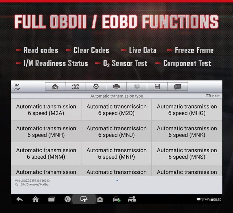 Car Diagnostic Tool Mk808 Scanner Autel Mk808 Vehicle Engine Diagnostic Machines