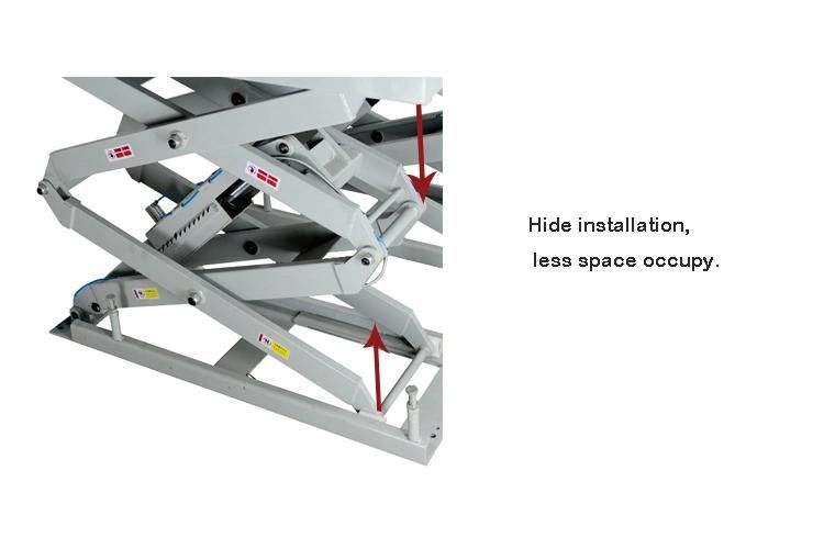 Guangli Newly-Design Hide Installation 380V Platform Hydraulic Synchronization Car Lift