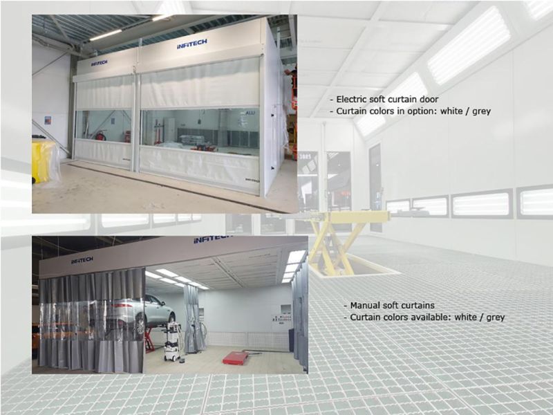 Full Downdraft Paint Spray Cabin and Preparation Station for Auto