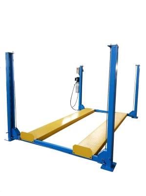 3700kg Customizable Voltage Single Cylinder Four Post Car Lift