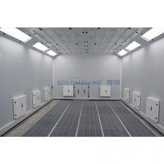 Efficient Car Spray Booth Design Paint Room Customied Spray Booth with Electric Heating