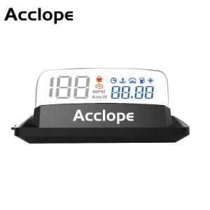 Factory Hot Sale Acclope Multimodal Car OBD2 Hud Head up Display for All Kinds of Car