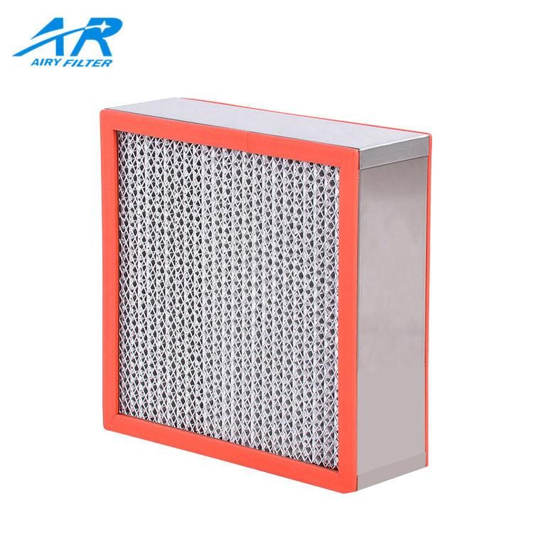 High Standard Frame HEPA Filter with High Temperature Resistant