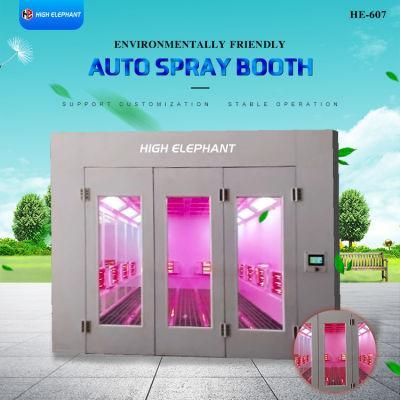 Advanced Efficient Car Paint Booth with Different Designs