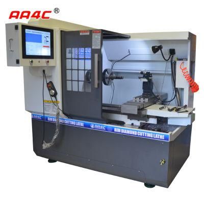 AA4c Automatic Car Alloy Wheel Rim Diamond Cutting Machine Rim Refurbish CNC Lathe Wheel Straightening Repair Machine