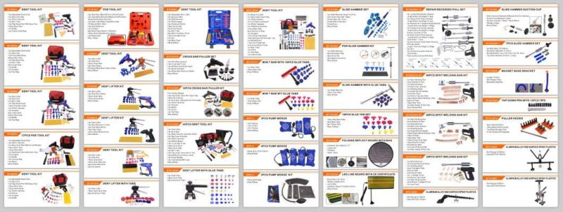 Auto Paintless Dent Repair Kits Car Dent Pulling Tools Automotive Ding Kit of Car Body Dents