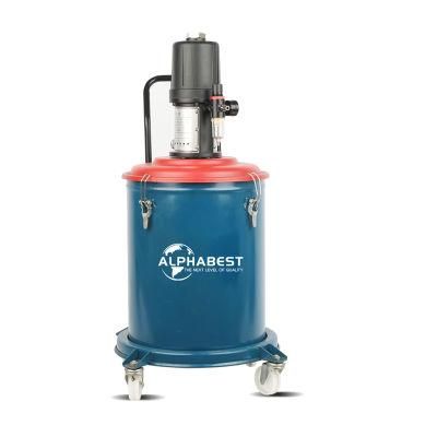 11 Gallon Movable Lubrication Pump High Pressure Pneumatic Grease Pump (60: 1) with 40L Bucket Capacity at-D40