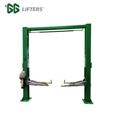 Dual-Cylinder Hydraulic Clear Floor Two Post Car Lift