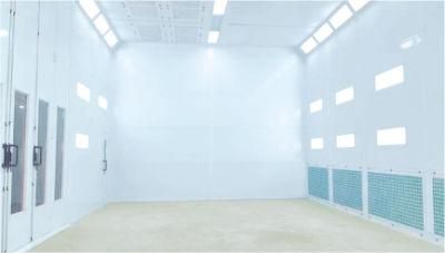 Diesel Burner Side Exhaust Spray Booth / Customzied Truck Paint Booth