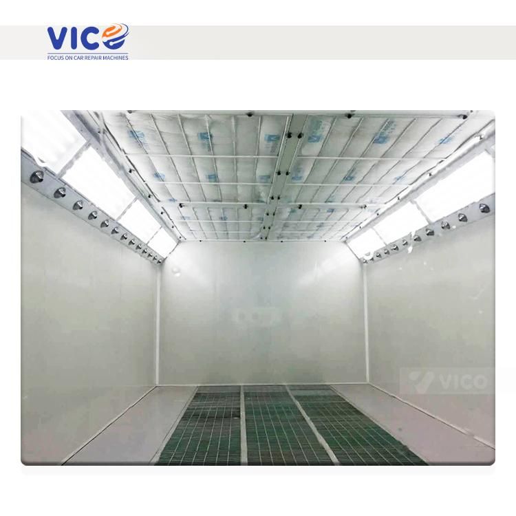 Vico Auto Painting Booth Paint Spray Booth Repair Center Diesel Car Spray Booth