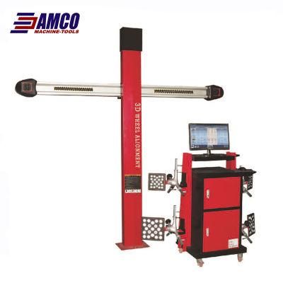 Wheel Alignment for Passenger Cars with Touchless Wheel Clamps