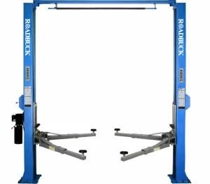 Hydraulic Garage Equipment 4ton Hydraulic 2 Post Car Lift Electronic Sync with Ce for Sale