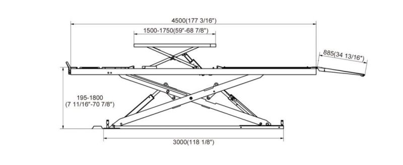 on-7804b Alignment Scissor Lifts