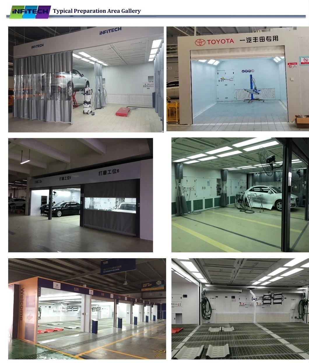 Garage Paint Booth Paint Spray Booth Garage Equipments with Car Jack