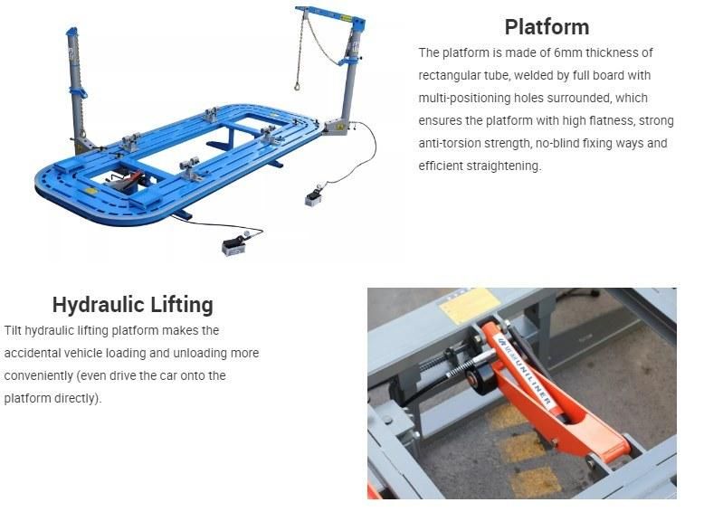 Car Frame Straightening Machine Collision Repair Car Bench Car Dent Puller Made in China
