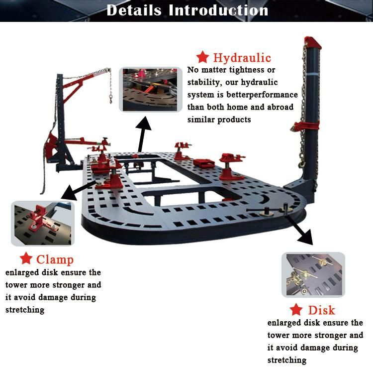 Ozm-3500 Auto Body Straightening Bench Car Body Repair Bench