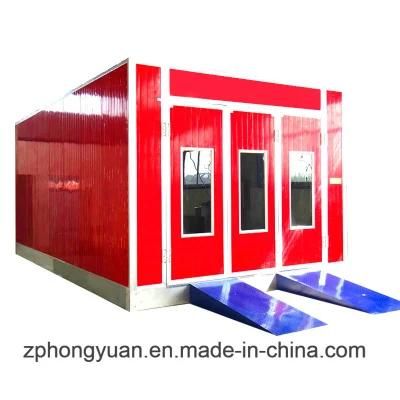 High Quality Diesel Heating Automotive Paint Spray Booth for Car Garage