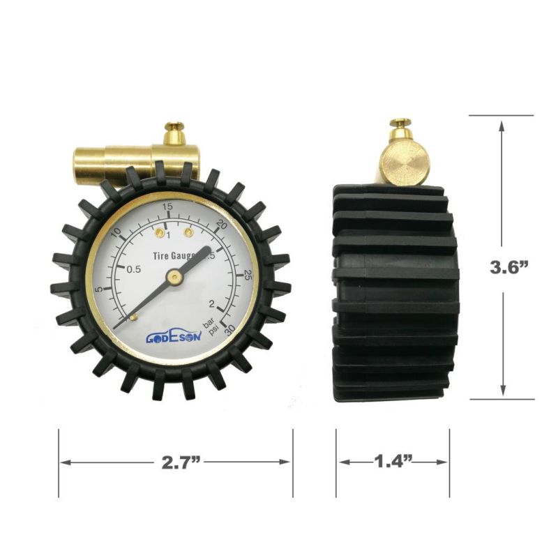 Portable Bike Tire Air Pressure Gauge