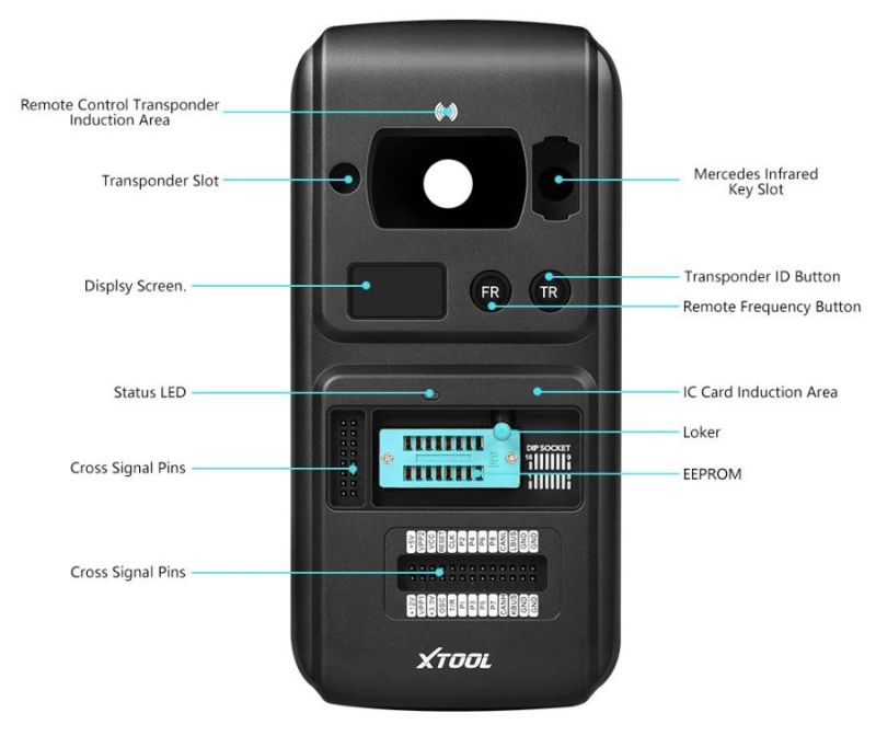 Xtool Kc501 Car Key Programmer Work with Xtool X100 Pad3