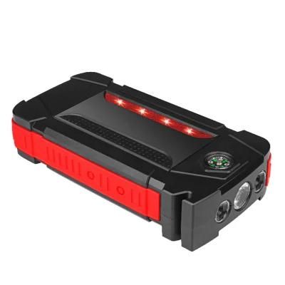 10000mAh 600A Portable Multi-Function 12V Car Jump Starter with Compass GPS