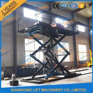 Underground Garage Hydraulic Scissor Car Elevator Parking Lift