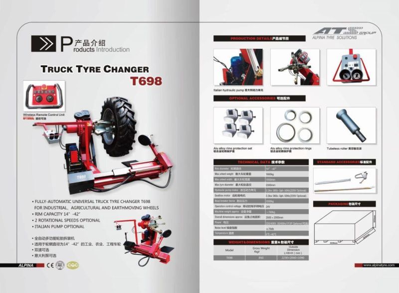 60inches Fully Automatic Tire Changer Tyre Changer