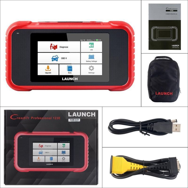 Obdii Diagnostic Tool Launch Crp123e OBD2 Code Reader for Engine ABS Airbag SRS Transmission Eobd Code Reader