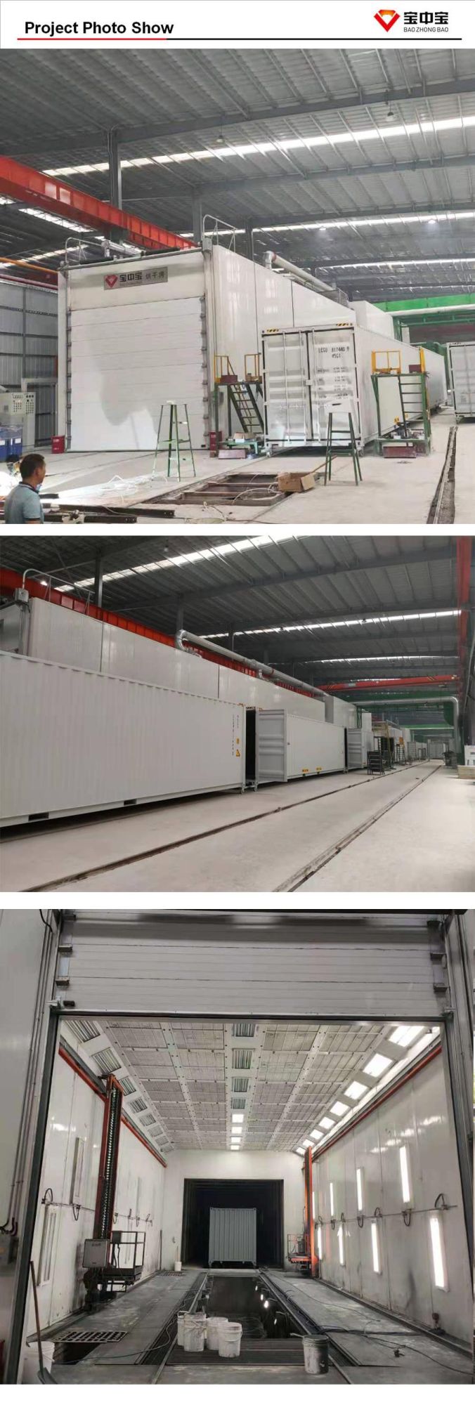 Shipping Container Spray Booth Paint Line for Standard Container