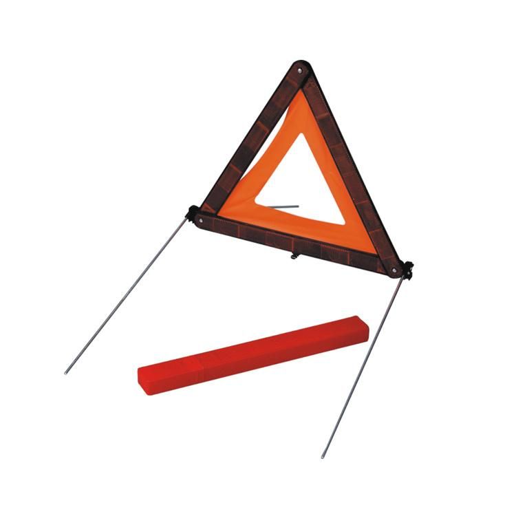 Tripod Collapsible Easily Carried Safety Road Warning Sign Night Visual Warning Triangle