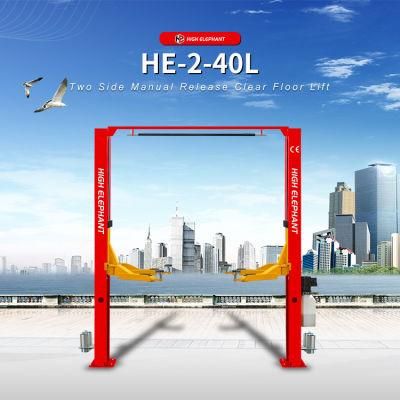4000kg Cheap Price and Good Quality Hydraulic Two Side Manual Release Clear Floor Lift