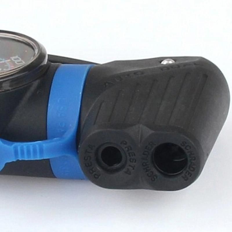 Mini Portable Cycling Bicycle Tire Inflator Air Pump with Pressure Gauge
