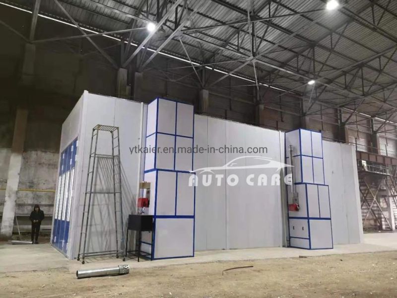Big Bus Truck Vans Spray Paint Booth with 3D Lifting