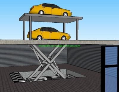 Basement Garage Invisible Car Stage Lift