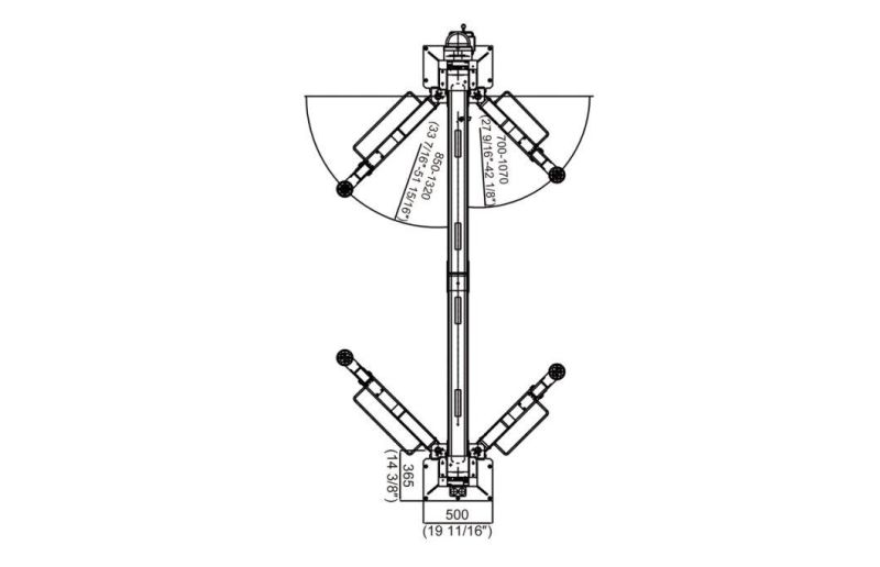 on-7214D Clearfloor 2 Post Lifts