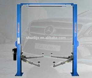 4000kg Triple Telescopic Clear Floor 2 Post Car Lift