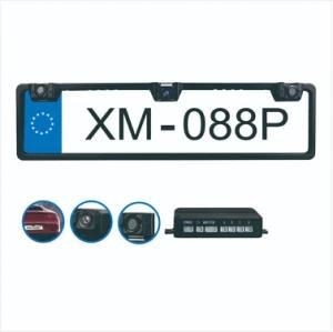 EU Licence Plate Video Parking Sensor for Front and Backup Parking with Camera and Sensor