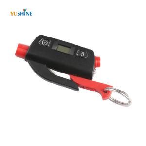 6 in 1 Auto Tyre Pressure Gauge with Whistle Automatic Glass Striker