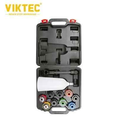 Viktec Automotive Car Repair Tool 11 Piece Engine Oil Filling Set with Color-Code Adaptors (VT13084E)