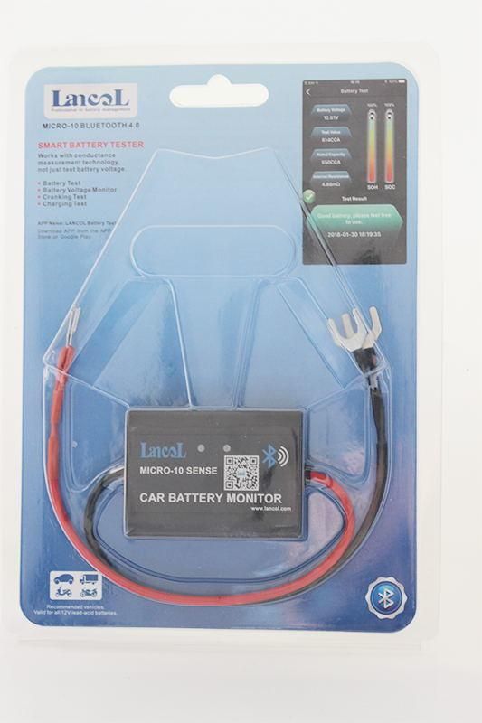 12V Diagnostic Tool Lead-Acid Battery Monitor Bluetooth 4.0 for Android & Ios