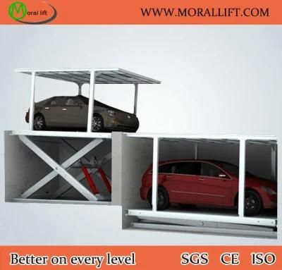 Double Platform Underground Scissor Car Lift